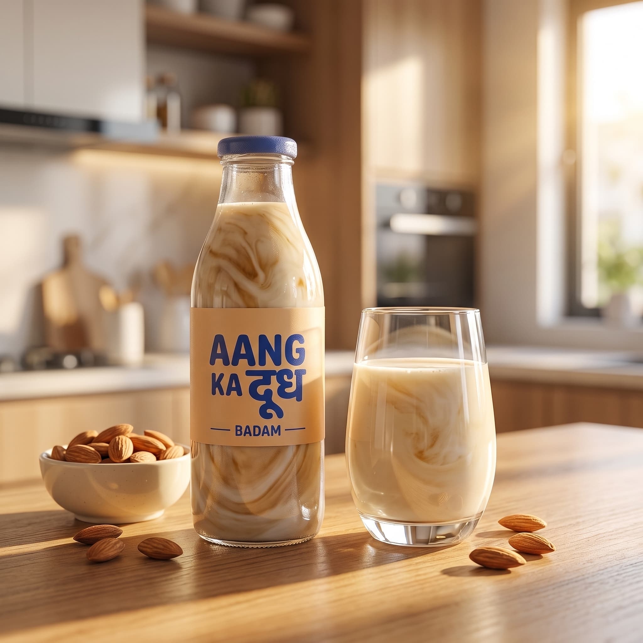 Aang Badam Milk view 4